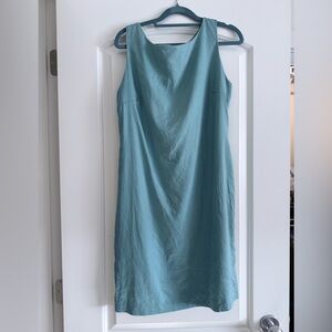 Vintage Kikit 100% Linen 90s Slip Dress size 10